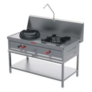 Chinese Cooking Range – Stainless Steel Commercial Kitchen Equipment in Goa for Restaurants and Cloud Kitchens