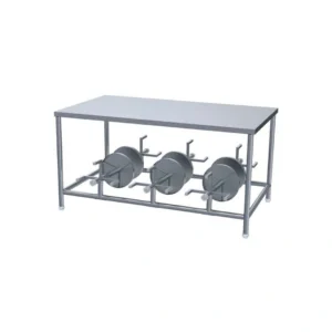 Dining Table with Folding Stool – ASMW Kitchen Equipment Goa | Stainless Steel Commercial Kitchen Equipment