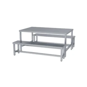 Dining Table with Bench – ASMW Kitchen Equipment Goa | Stainless Steel Commercial Kitchen Equipment